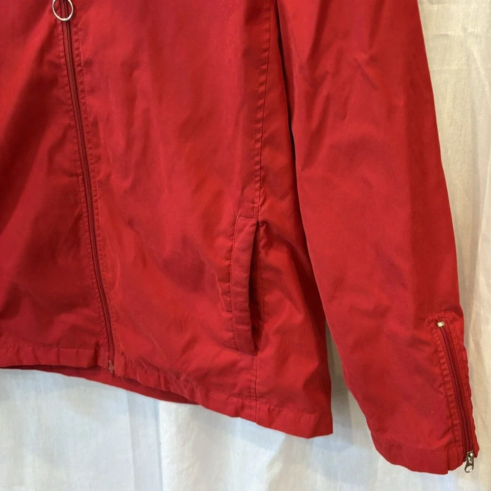 Vintage Antigua St. Louis Cardinals Baseball lLined Women's Red Jacket Coat Sz M